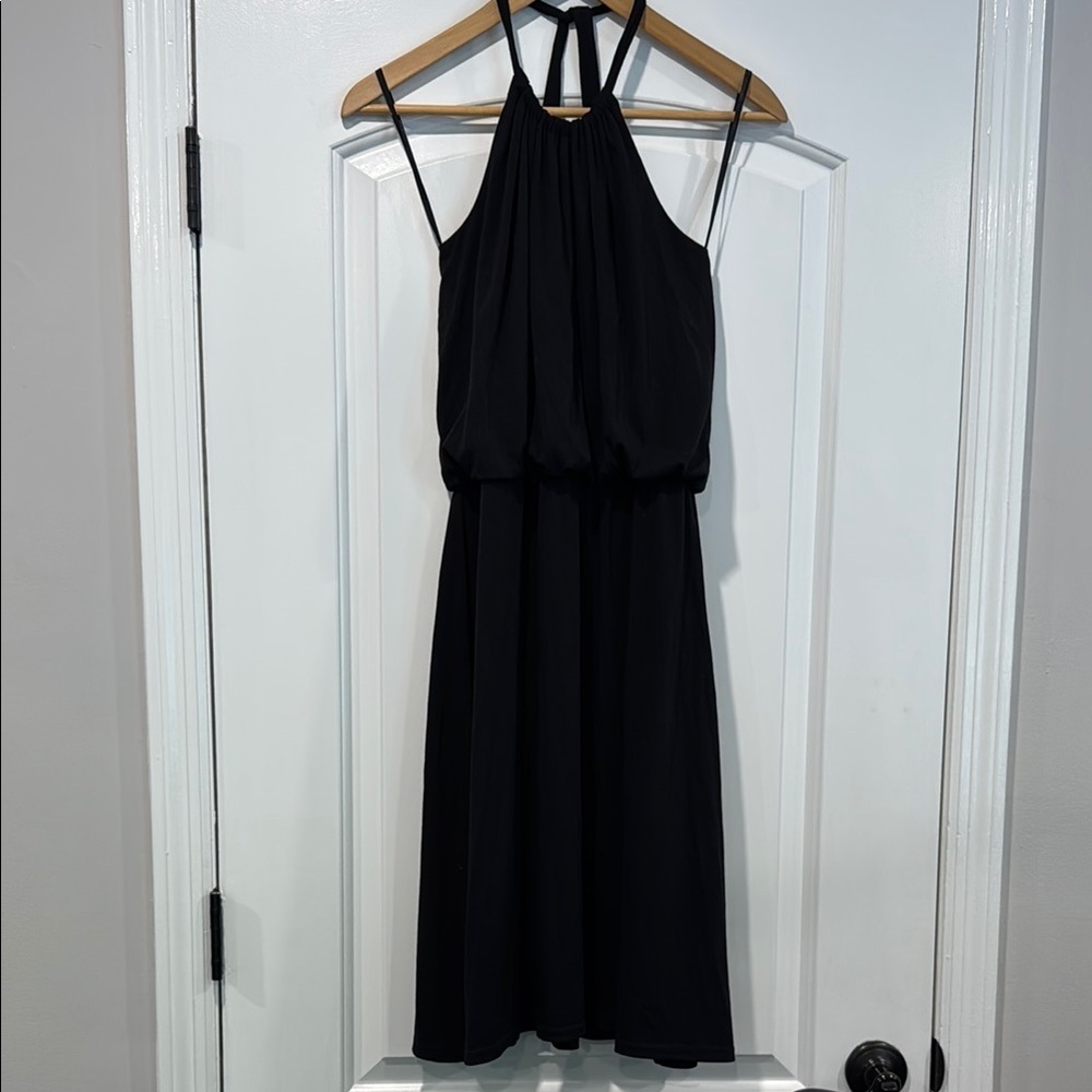Alyn Paige New York Black Halter Dress Size Small